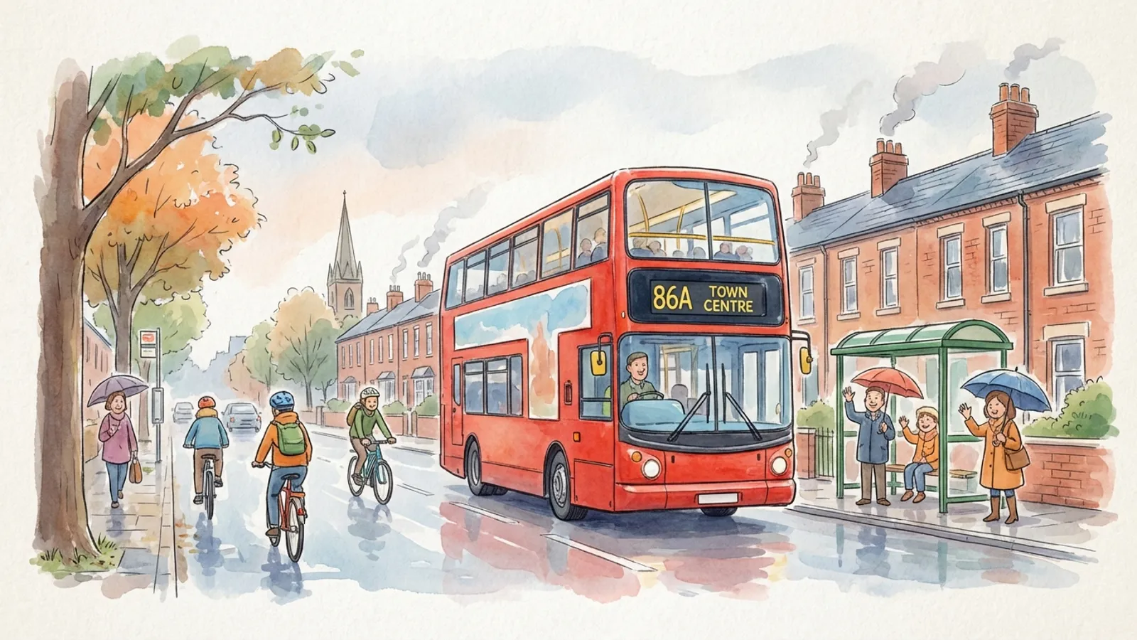 North West Bus 86A Back on Track After Quick Fix