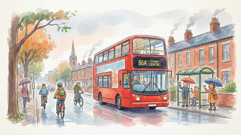 North West Bus 86A Back on Track After Quick Fix