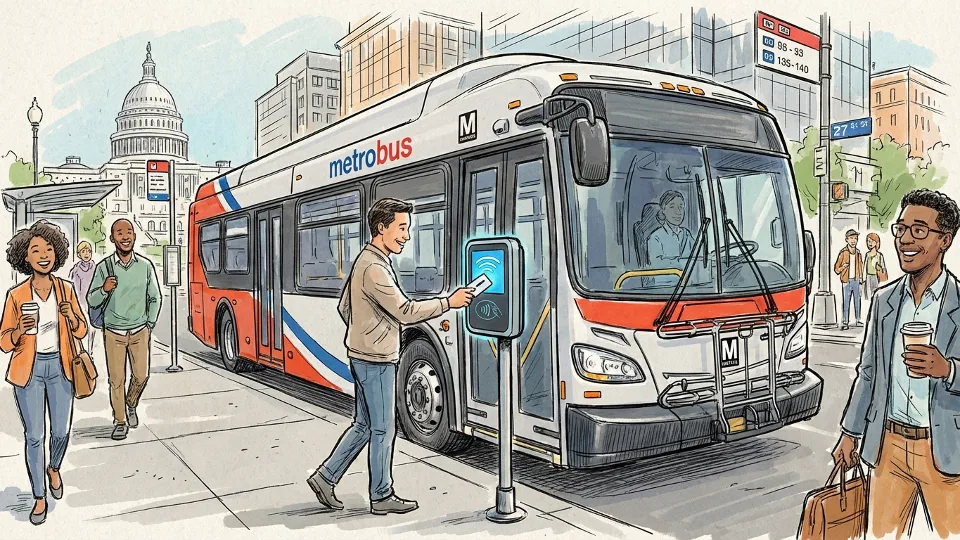 DC-Maryland-Virginia Metro Buses Go Contactless
