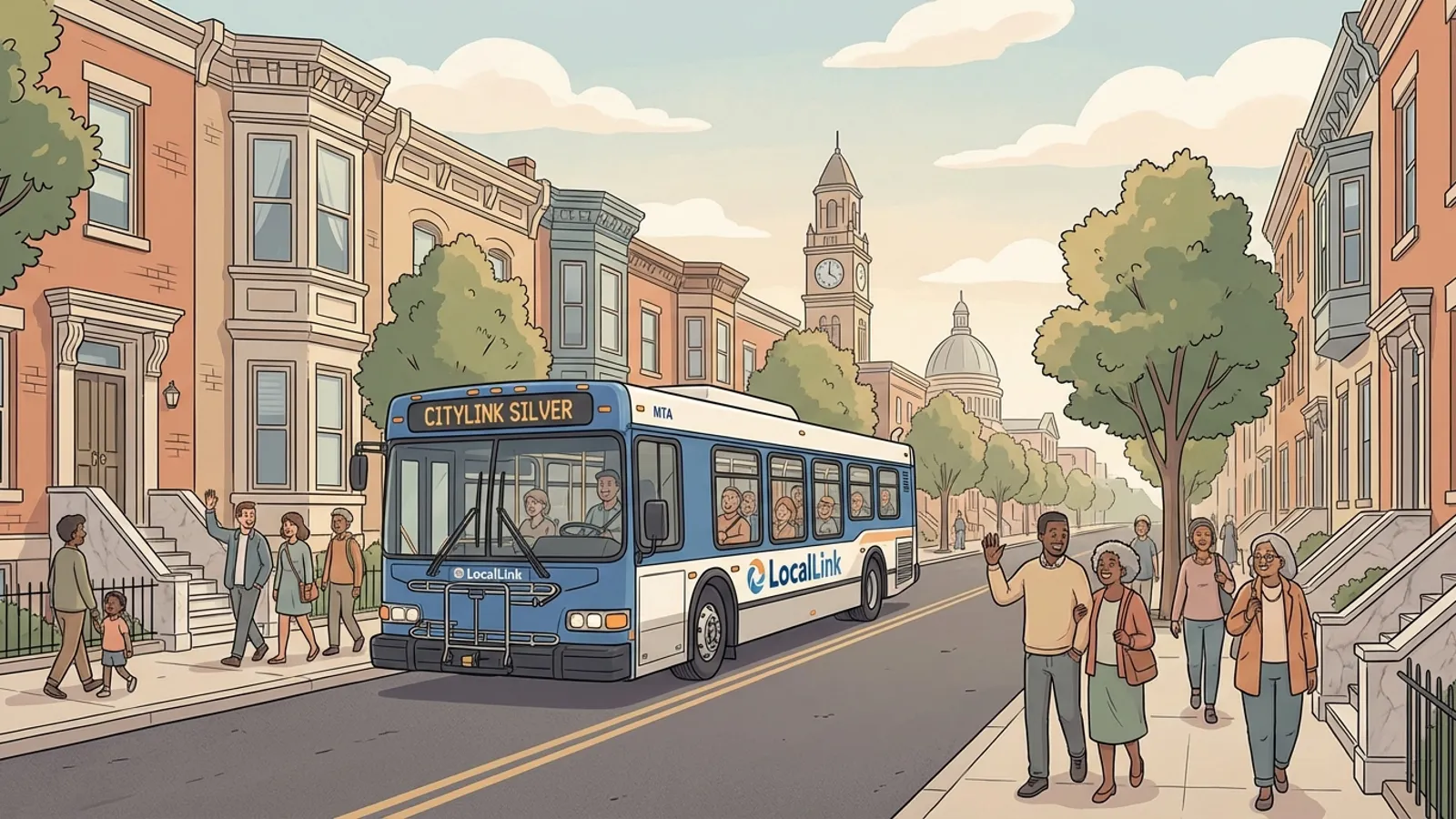 LocalLink 21 Detour Reshapes Baltimore Commutes