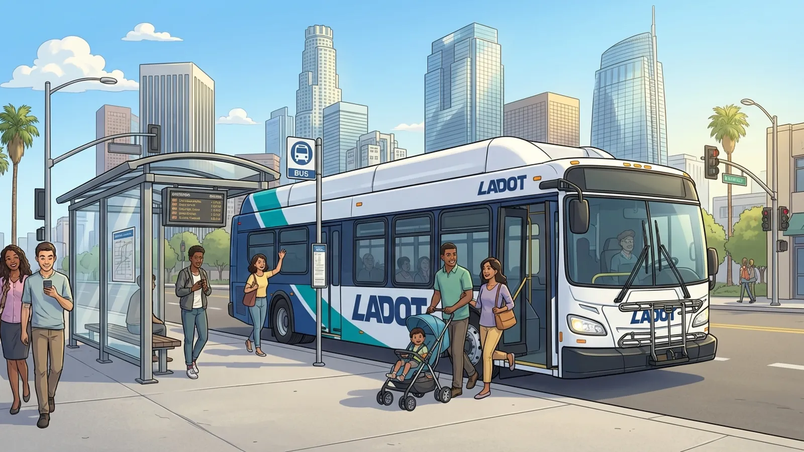 LA Transit Honors MLK Day with Service Call