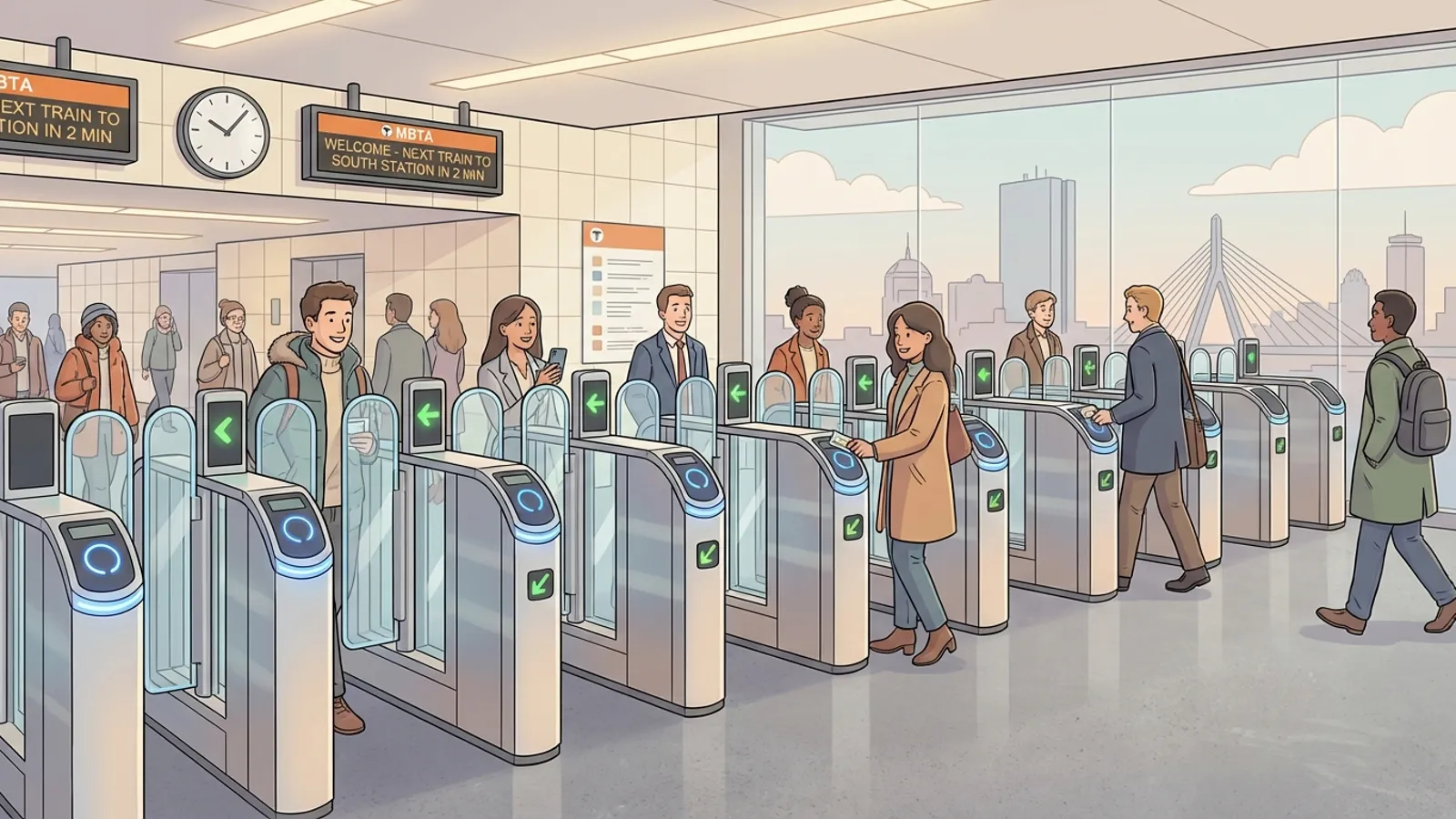 Boston Tests New Fare Gates — A Step Toward Smarter Transit