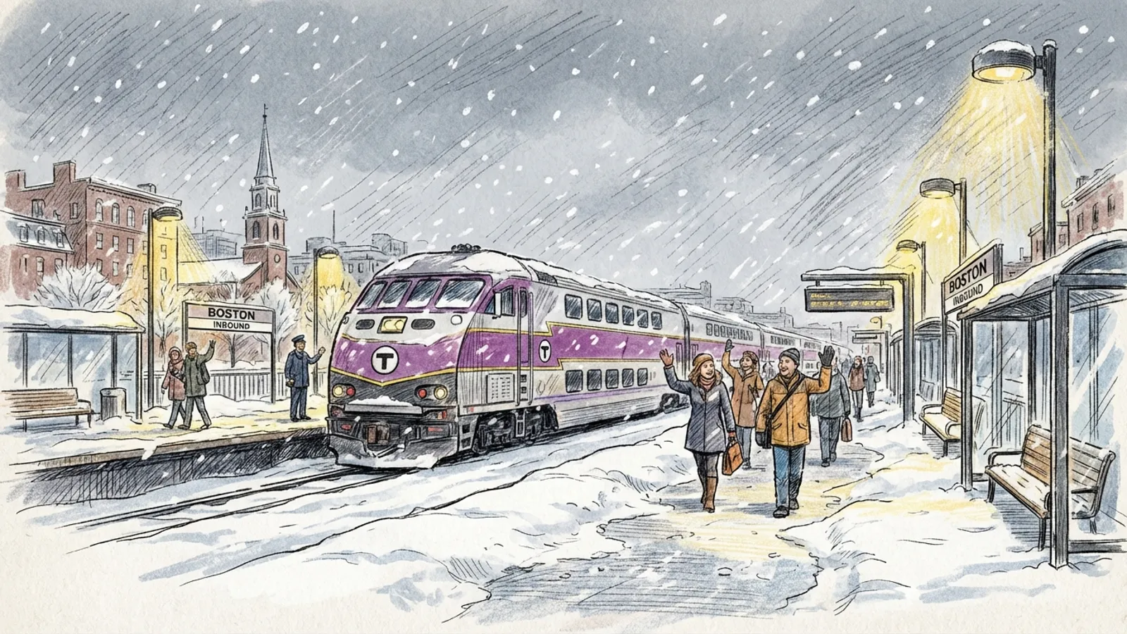 Boston Commuter Rail Adapts Service for Storm Safety