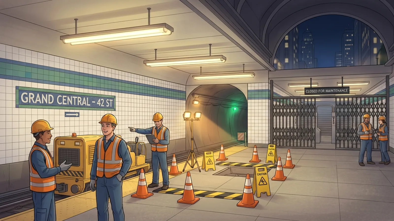 NYC Subway Upgrades Two Stations Overnight