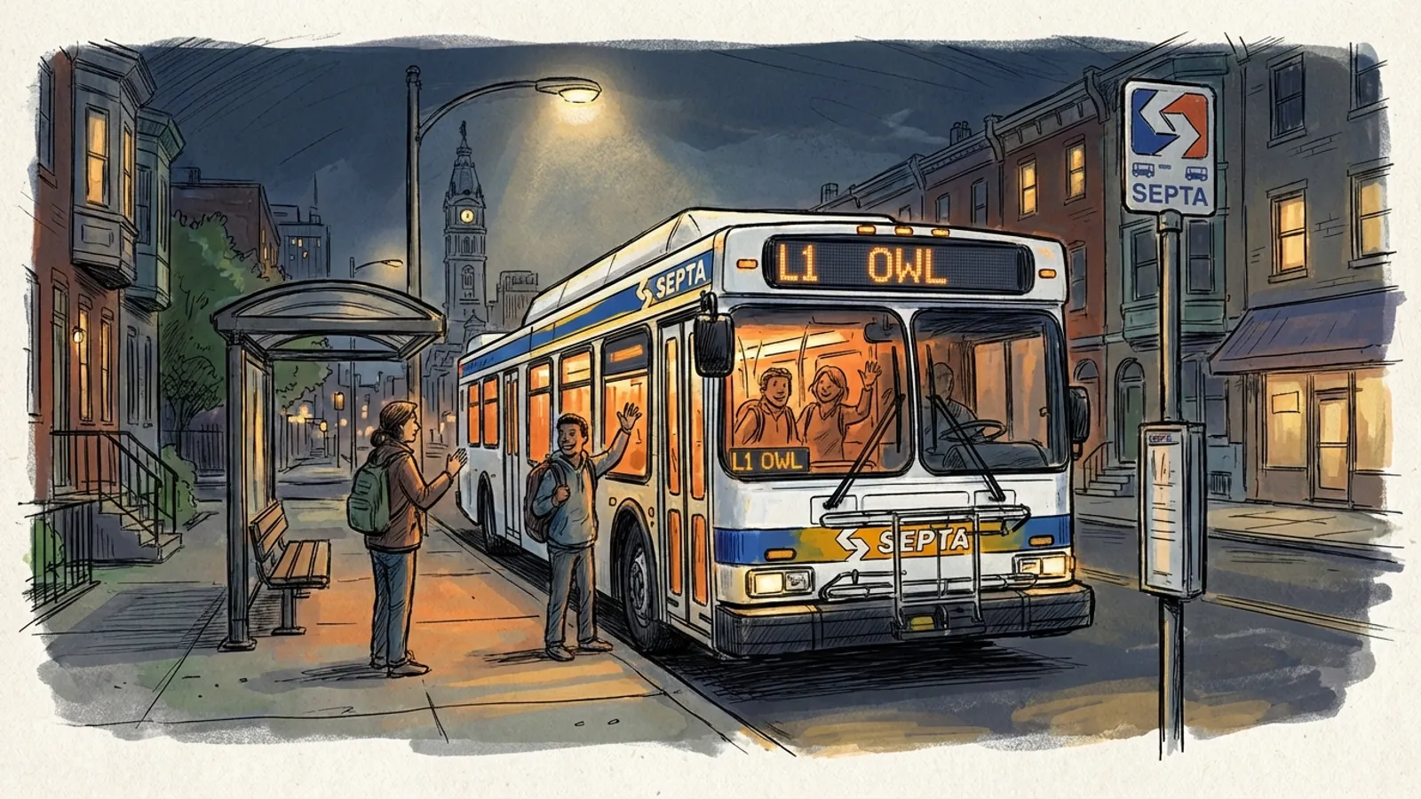 Philadelphia SEPTA Adapts as Overnight Service Resumes