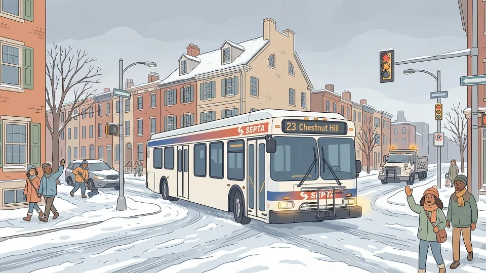 Philadelphia Preps Transit for Weekend Snow