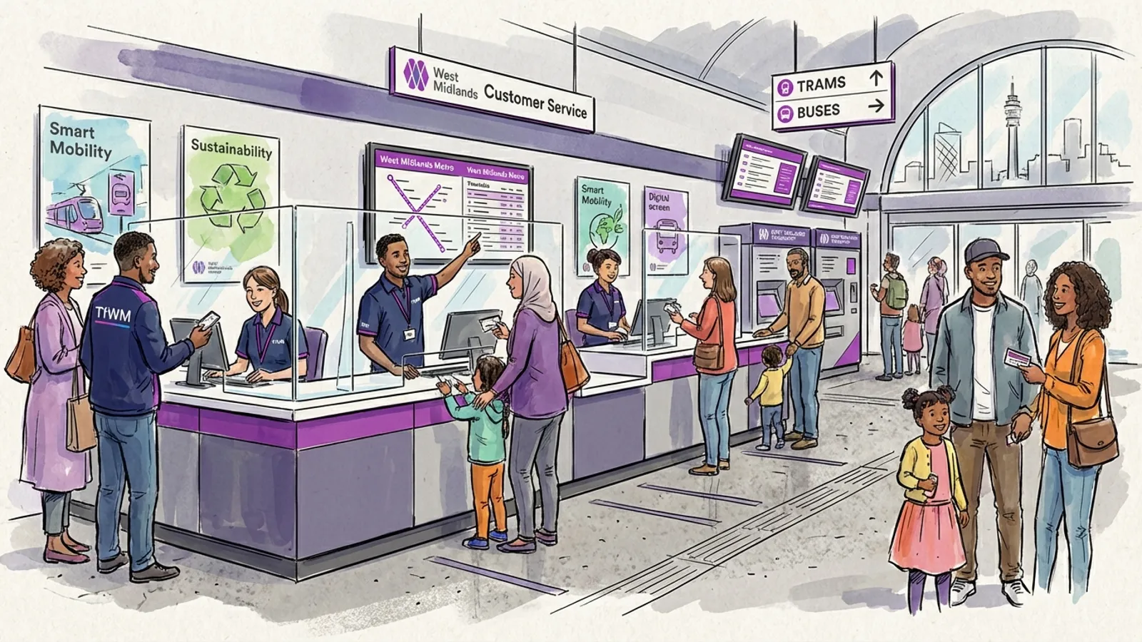 West Midlands Keeps Service Steady With Staff Shifts