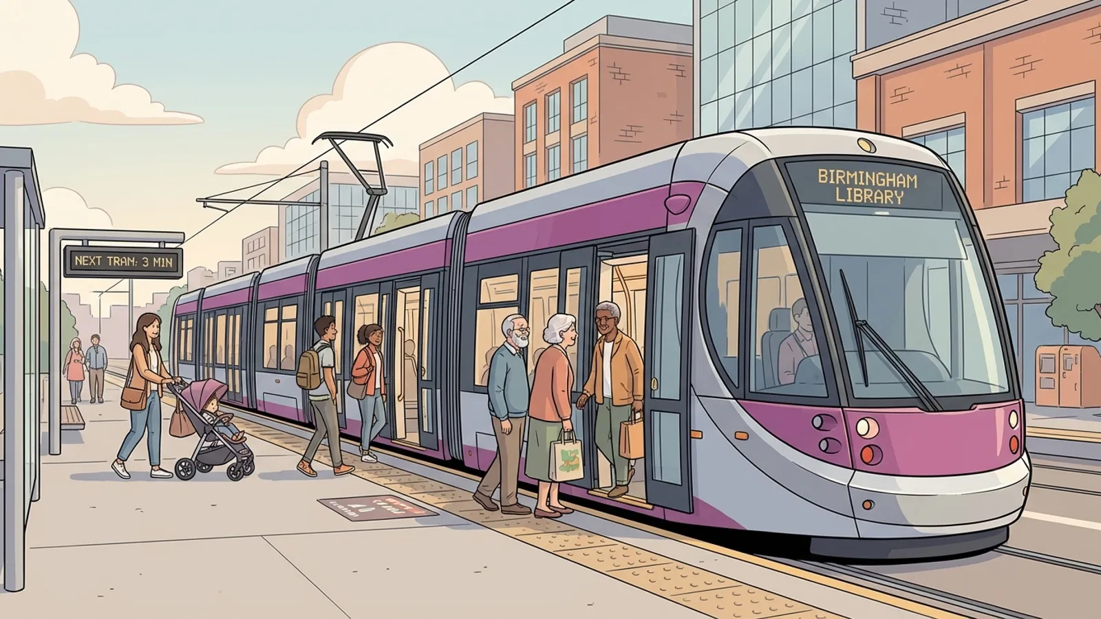 West Midlands Trams Deliver 8-Minute Service