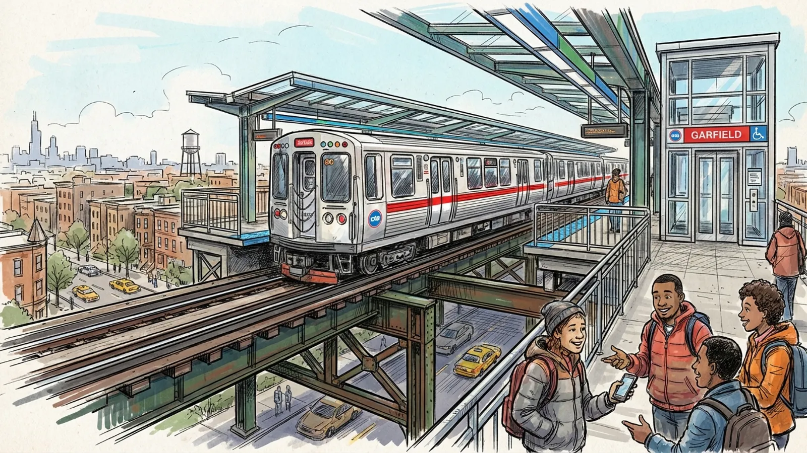 Chicago CTA Works to Restore Garfield Station Access