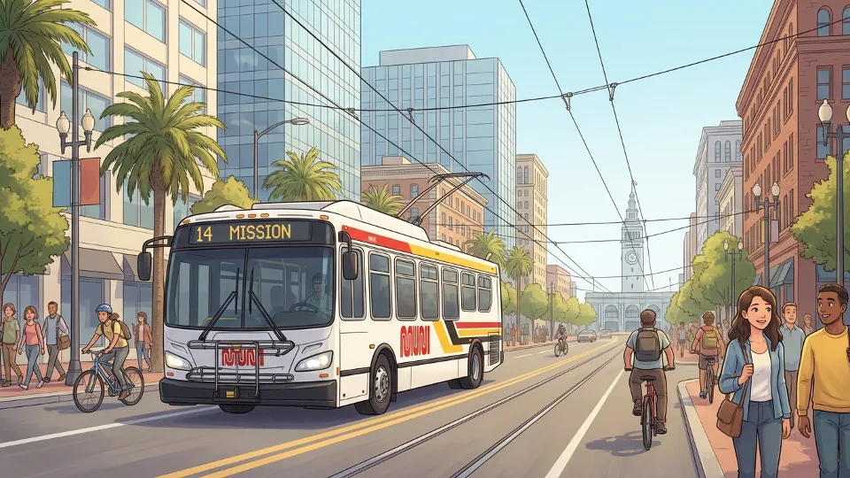 SF Market Street Buses Resume After Protest Detour