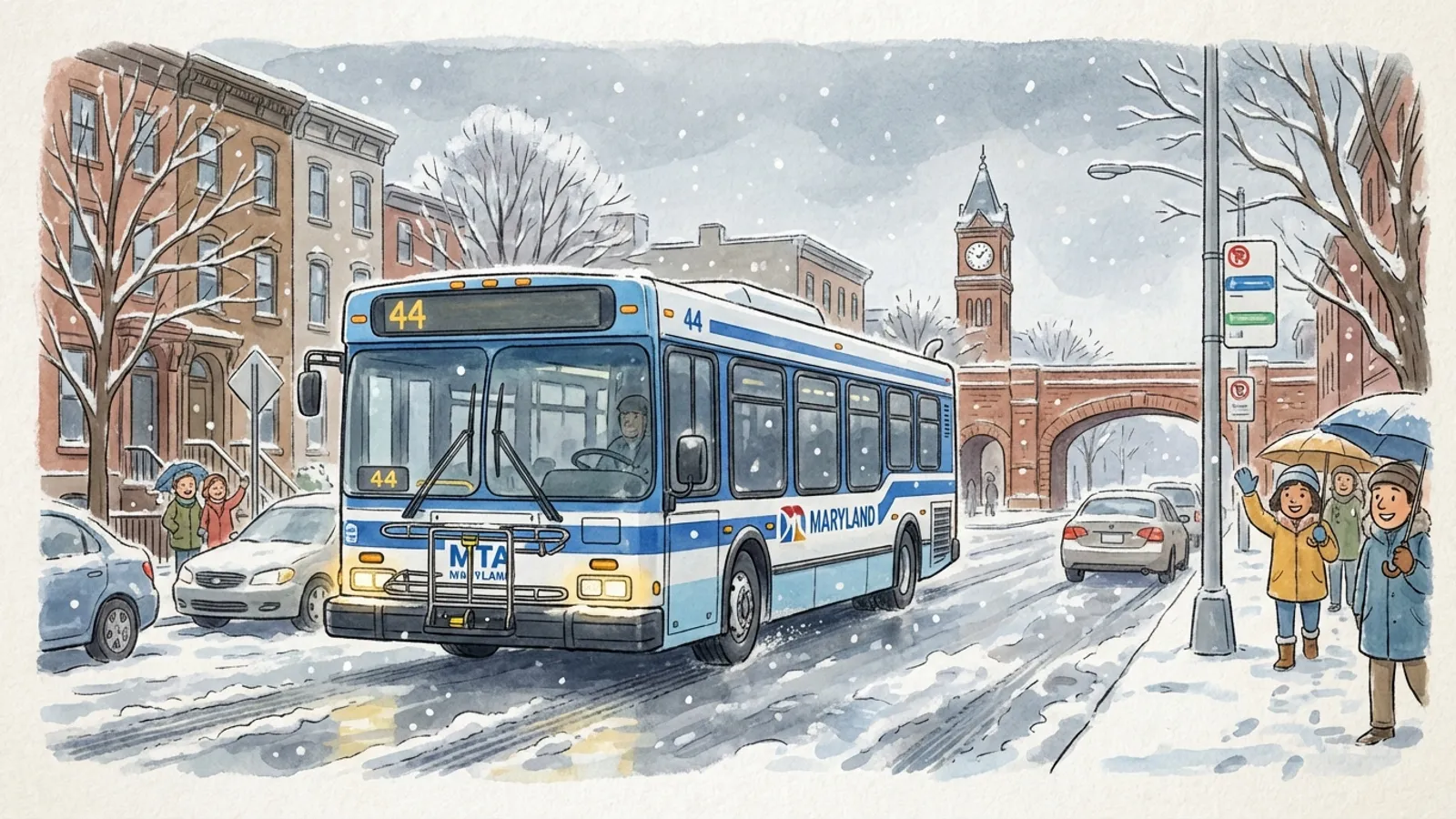 DC-Maryland-Virginia Transit Adapts to Winter Storm