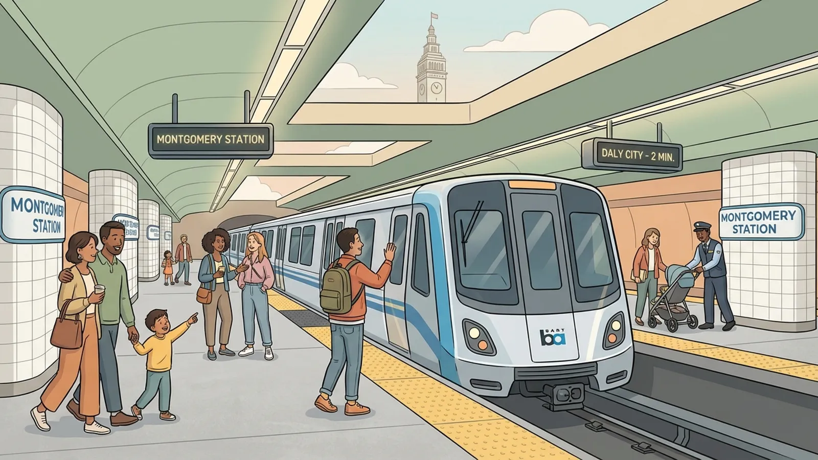 SF Montgomery Station Clears Disruption, Service Restored