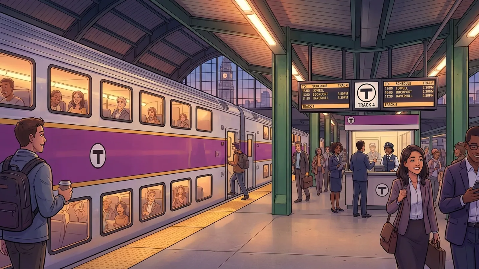 Boston Commuter Rail Center Adjusts Hours