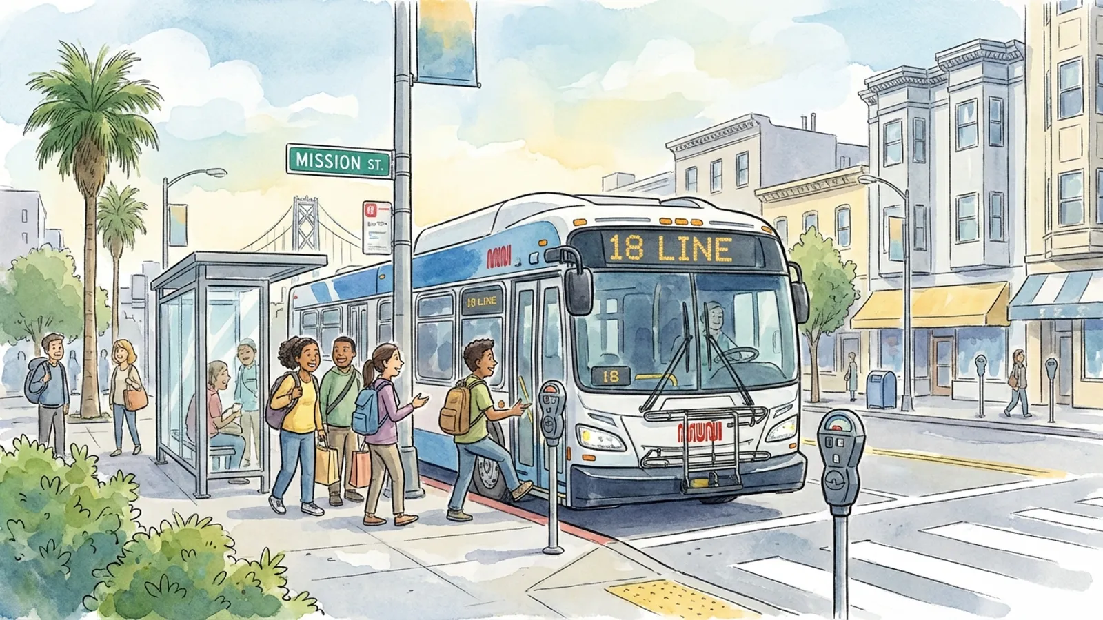 SF Line 18 Adapts Service — Riders Find New Routes