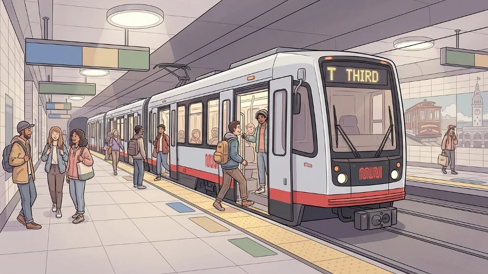 SF T Third Line Back on Track After Bridge Clear