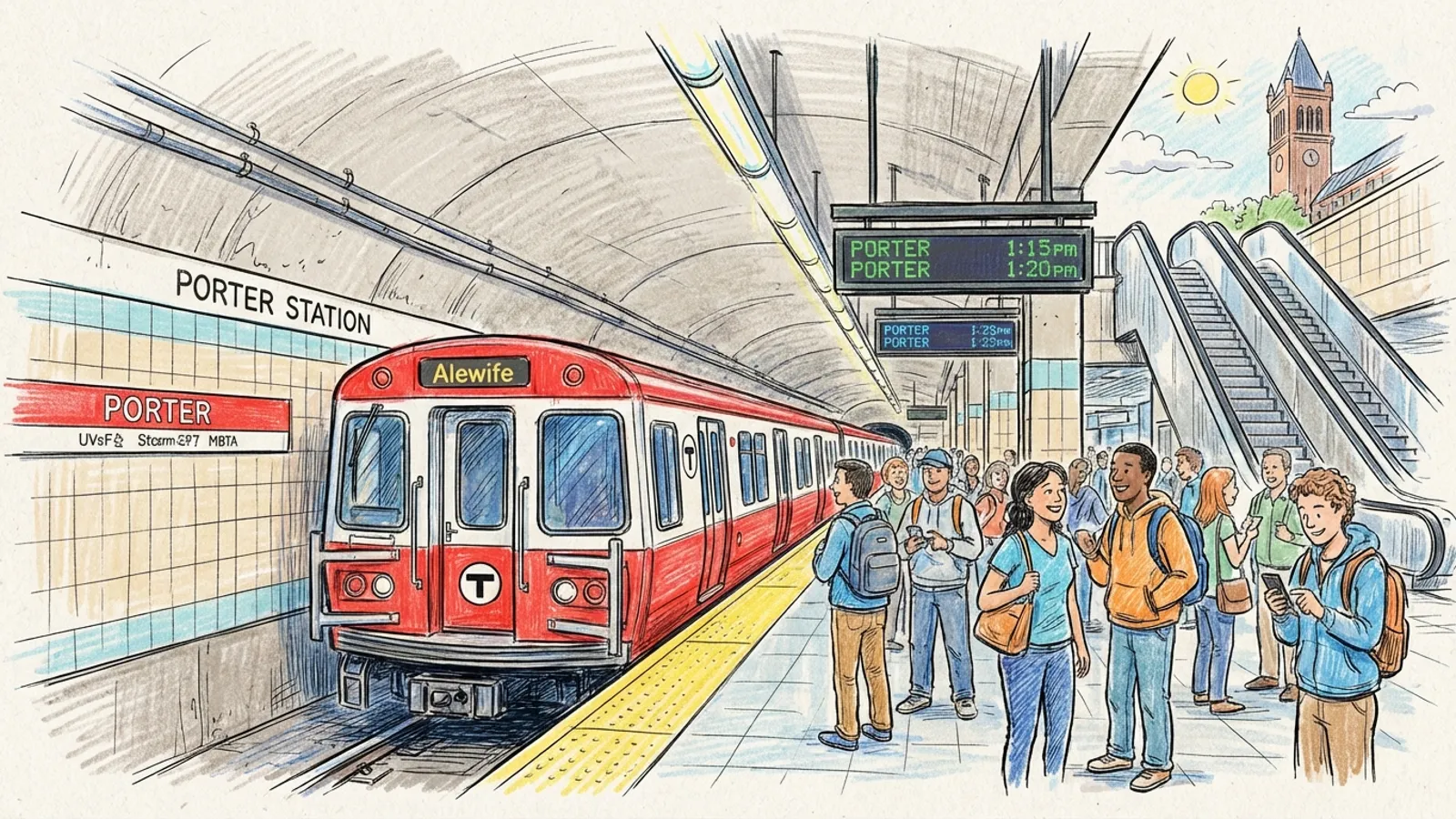 Boston Red Line Restored After Porter Delay