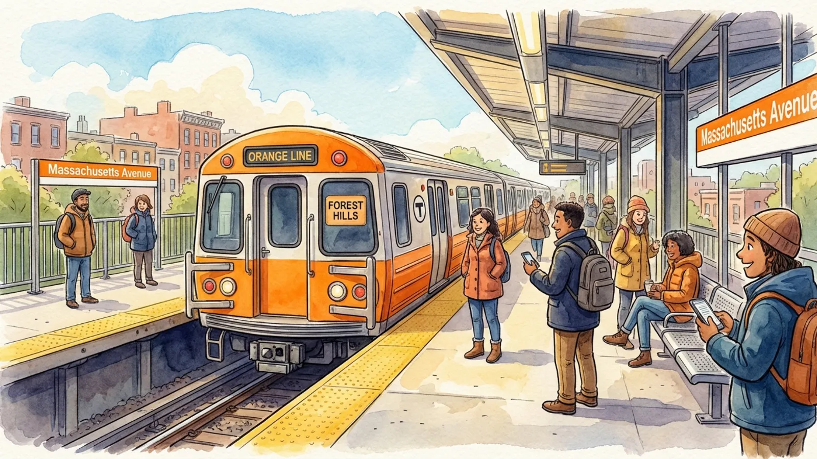 Boston Orange Line Resumes After Brief Delay