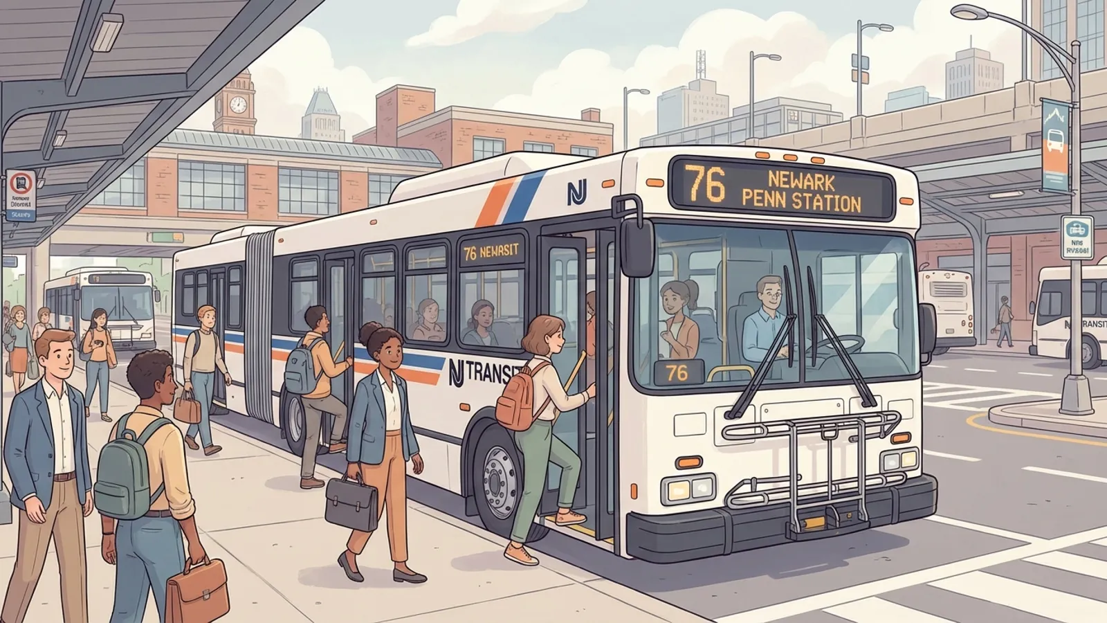 NJ TRANSIT Suspends Service — Riders Adapt