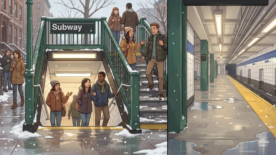 NYC Transit Adapts to Winter Weather Safely