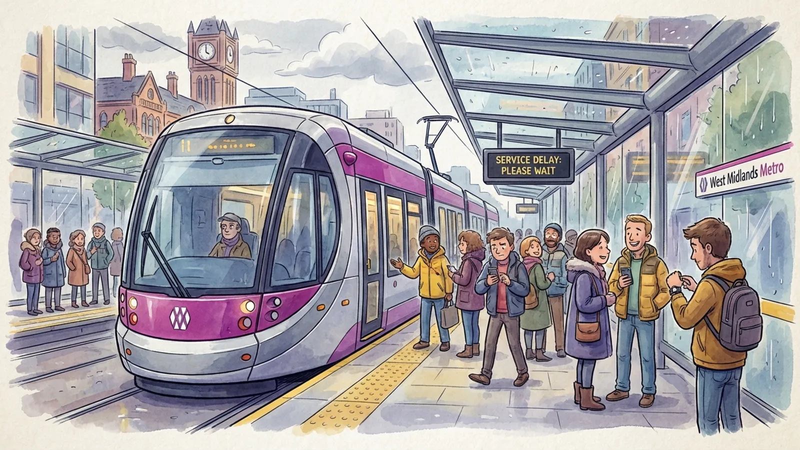 West Midlands Works to Restore Tram Service