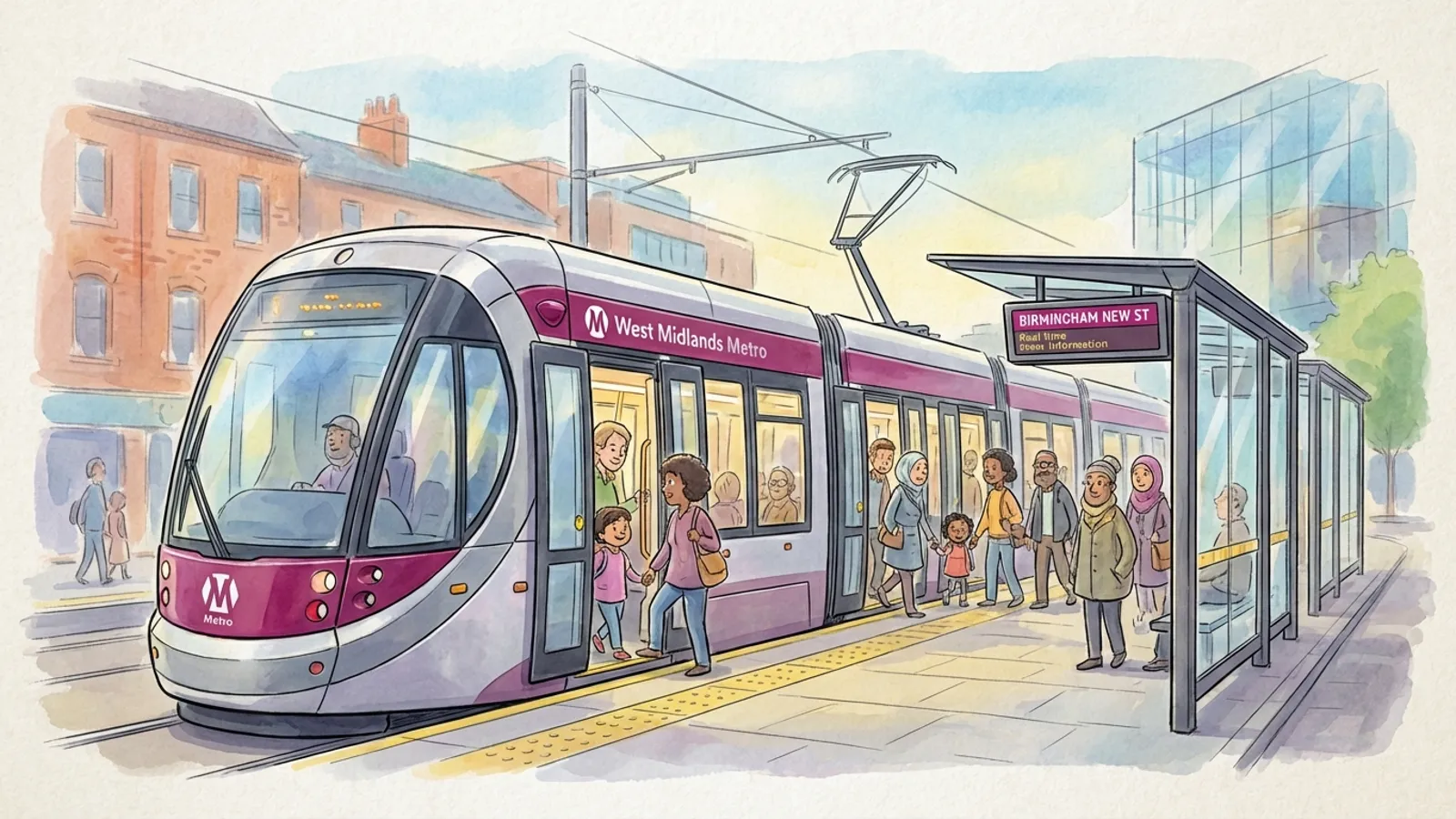 West Midlands Trams Running Smoothly at Full Capacity