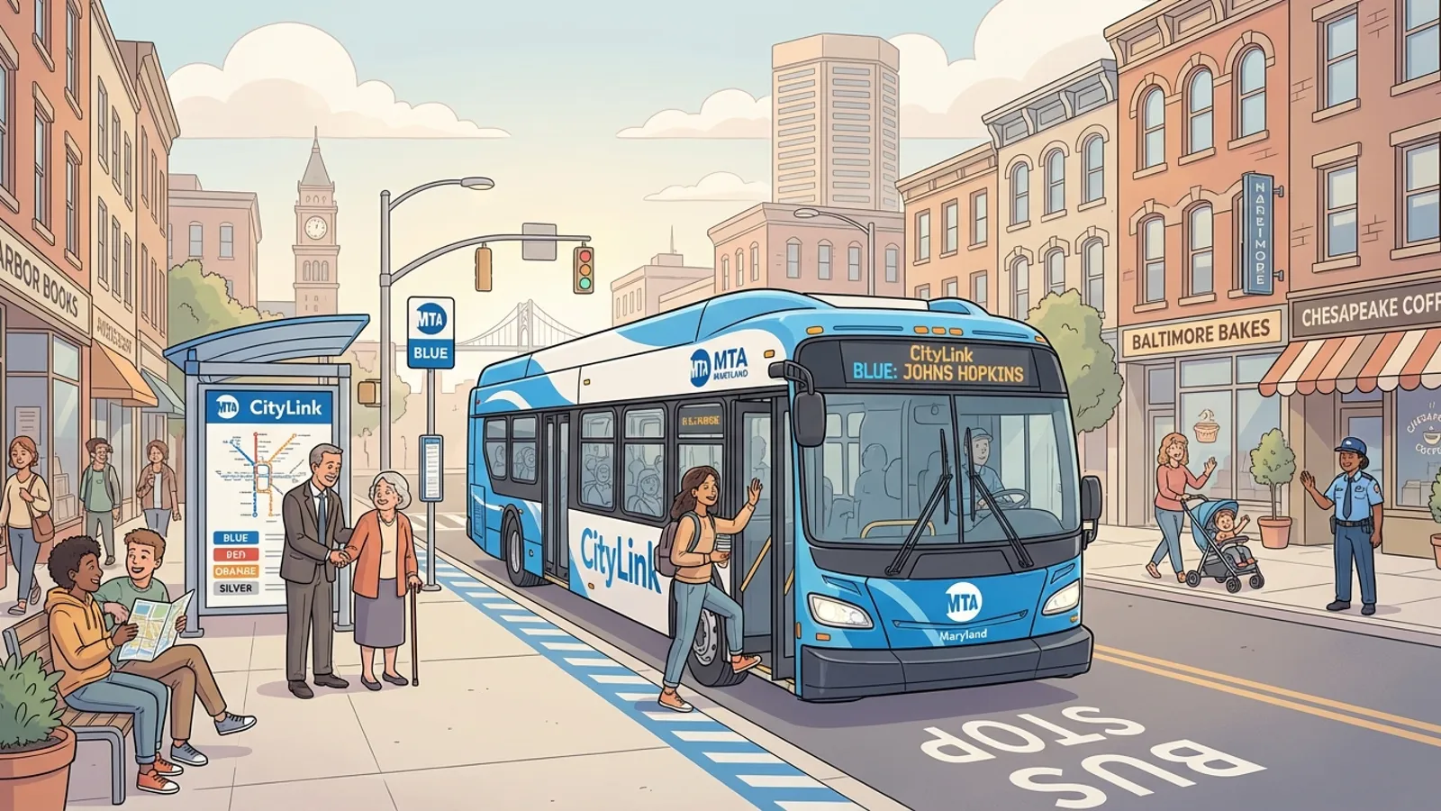 Baltimore CityLink Disrupted — MTA Working to Restore Service