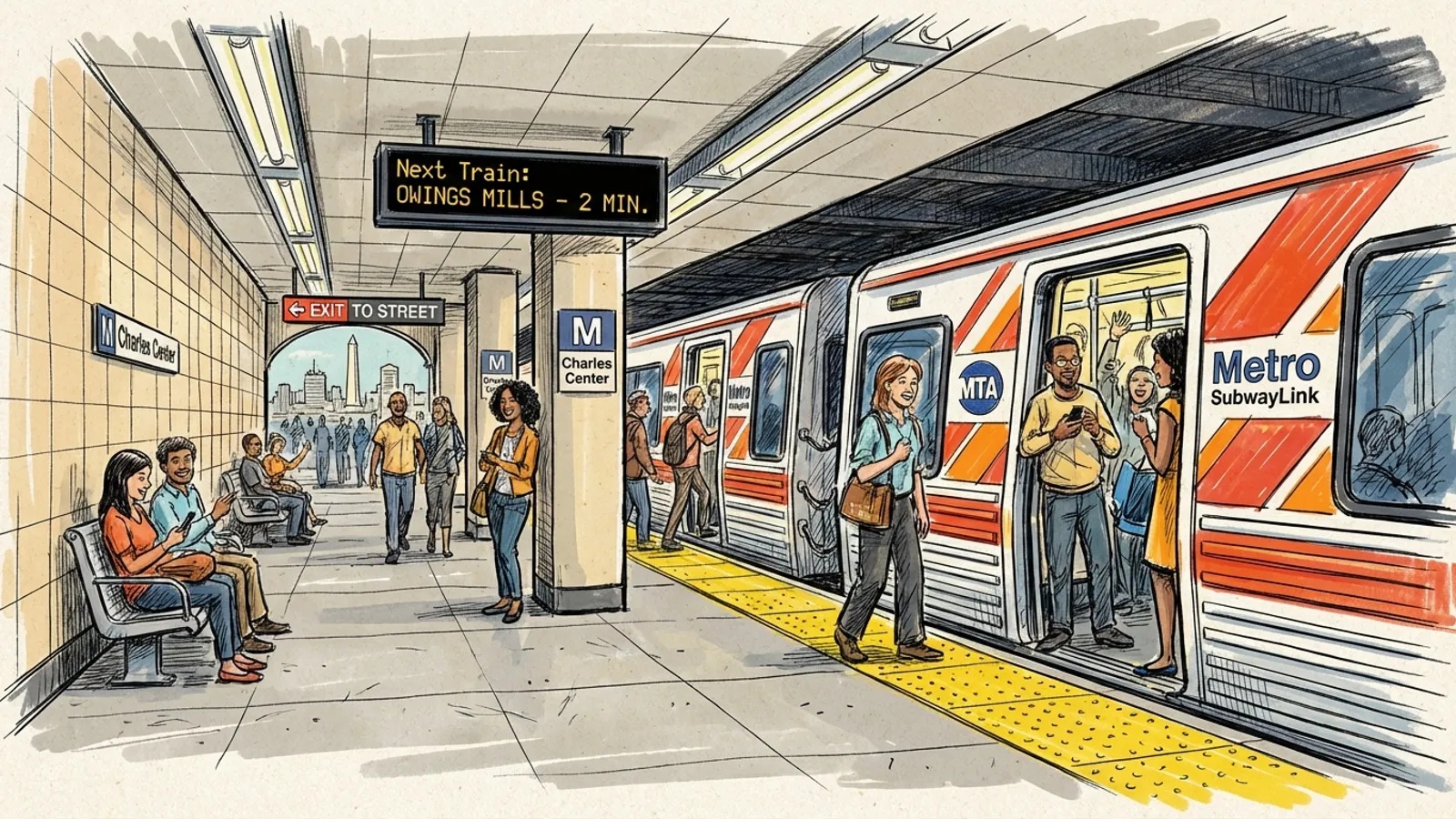 Baltimore Metro Works to Restore Service After Delays