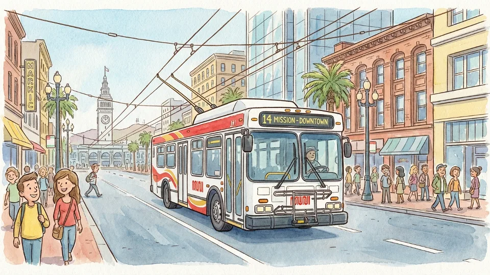 SF Market Street Buses Back on Track After Protest