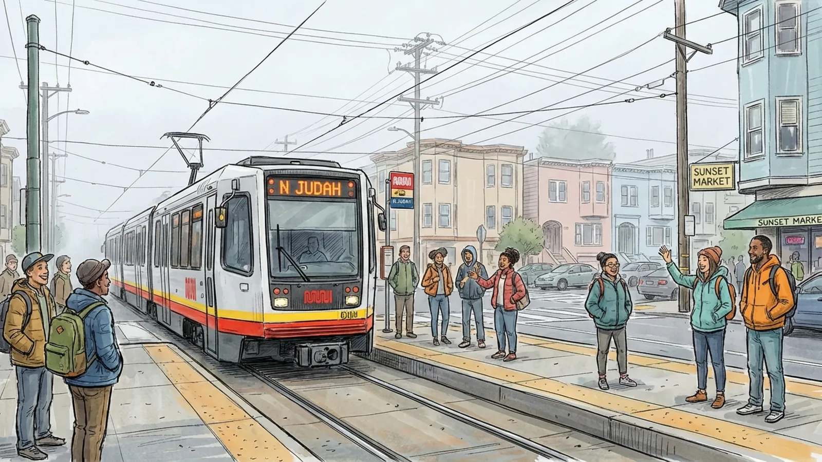 SF N Judah Resumes After Medical Emergency