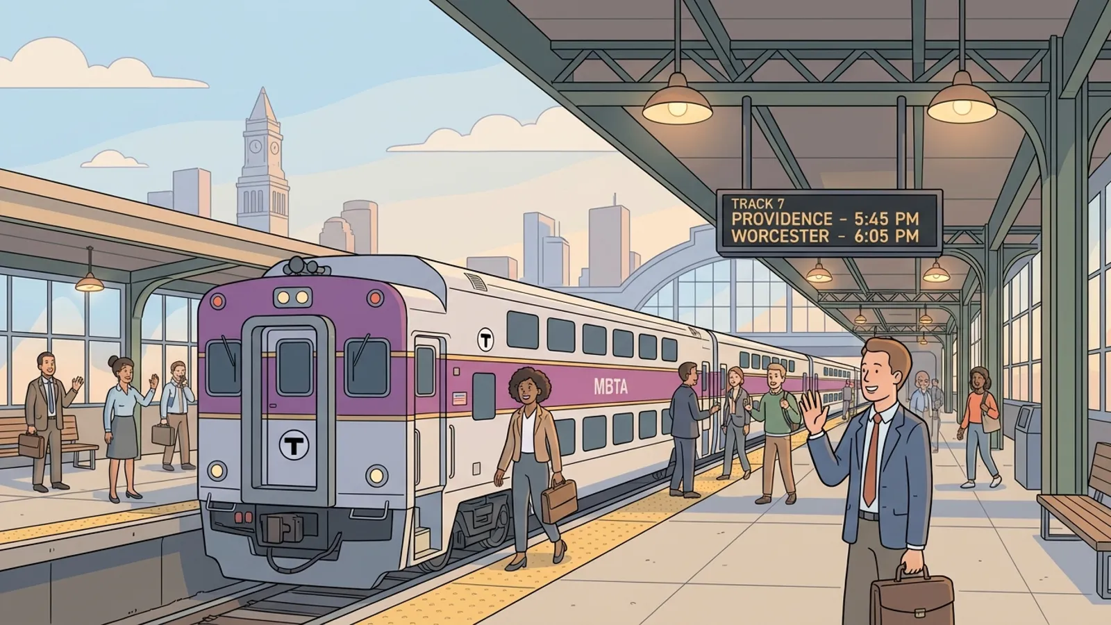 Boston MBTA Adapts Service, Arranges Alternatives