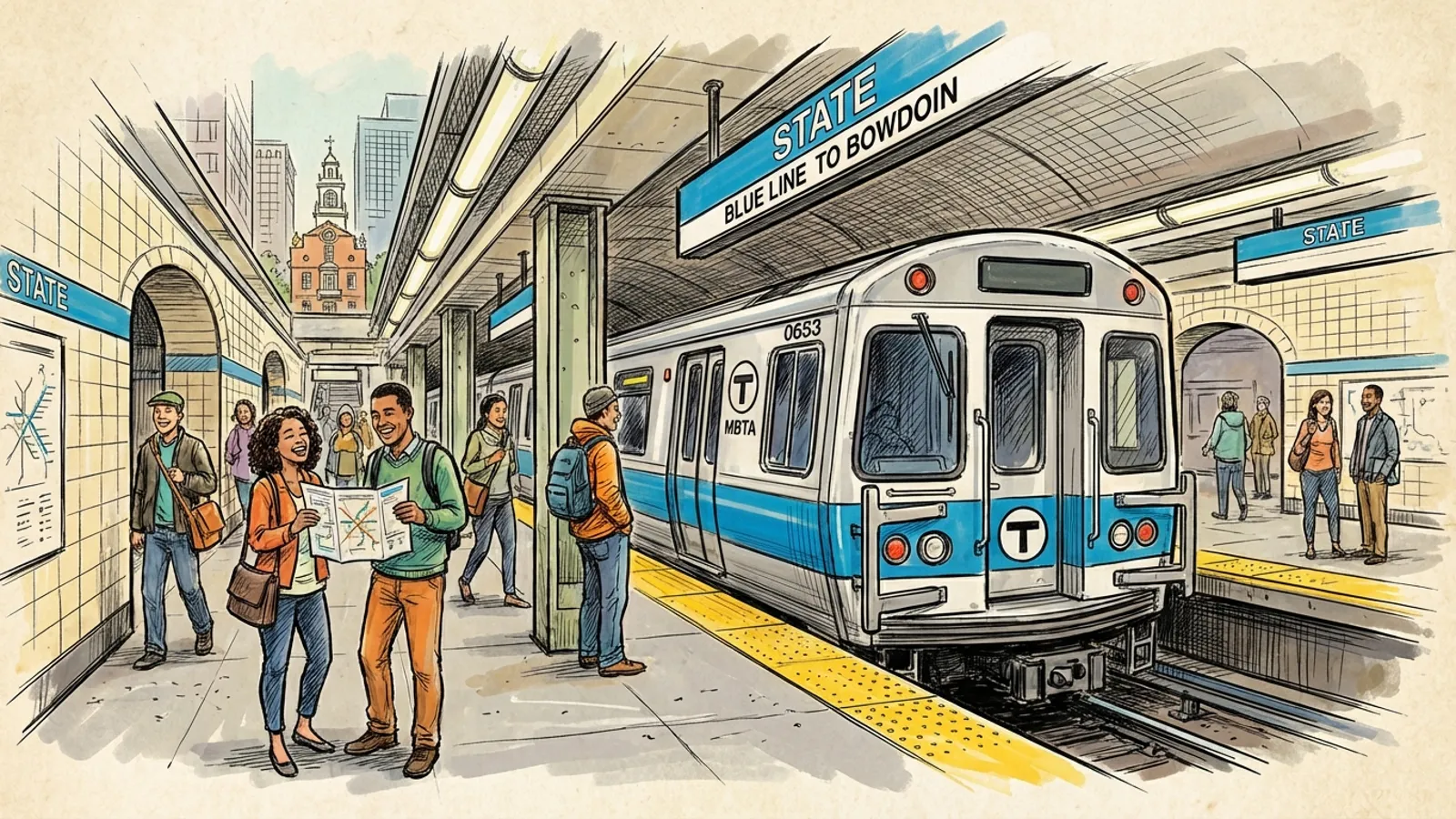 Boston Blue Line Back on Track After Delays