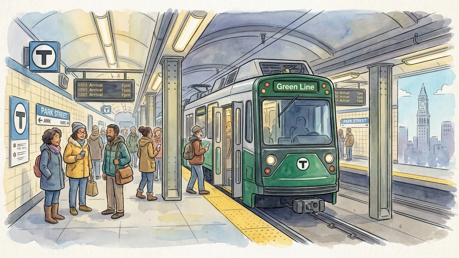 Boston Green Line Restored After Sunday Delays