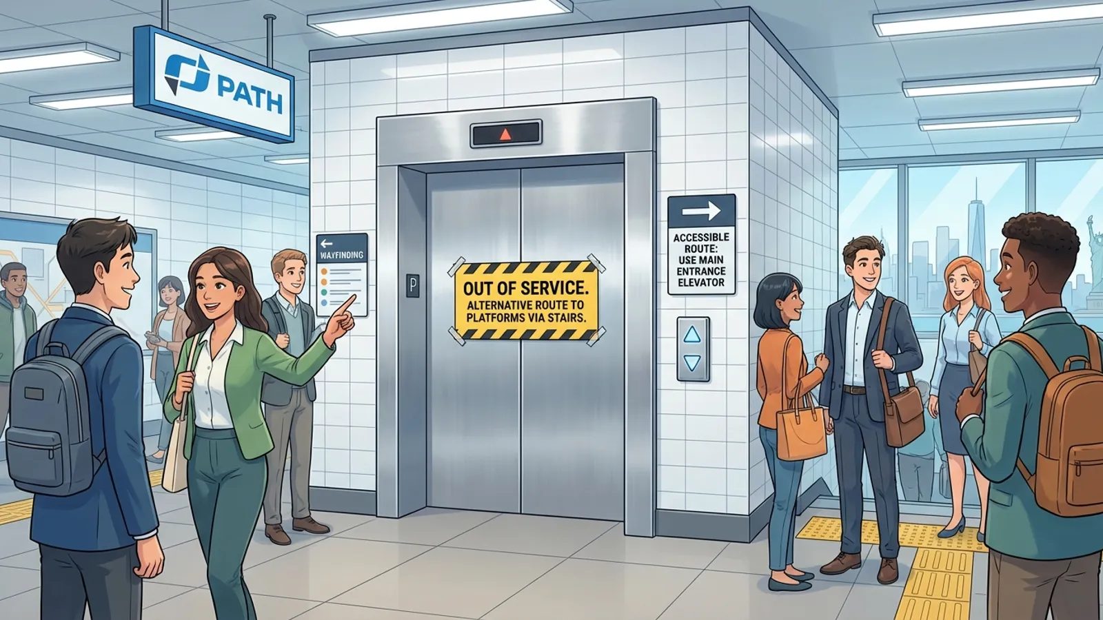 NYC PATH Works to Restore Exchange Place Access