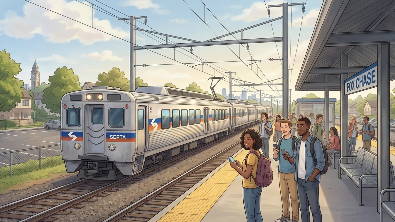 Philadelphia's Fox Chase Line Upgrades for Smoother Rides