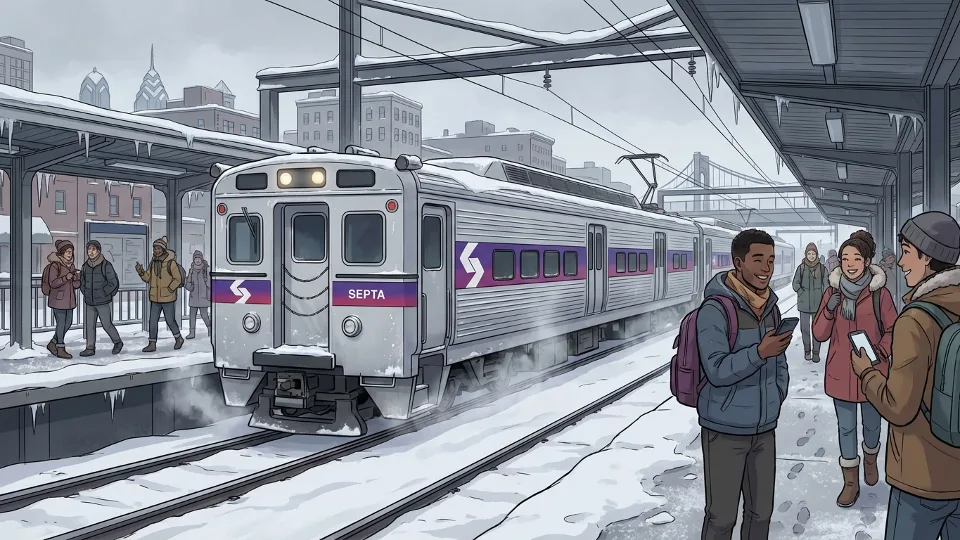 Philadelphia Transit Adapts to Winter Cold Snap