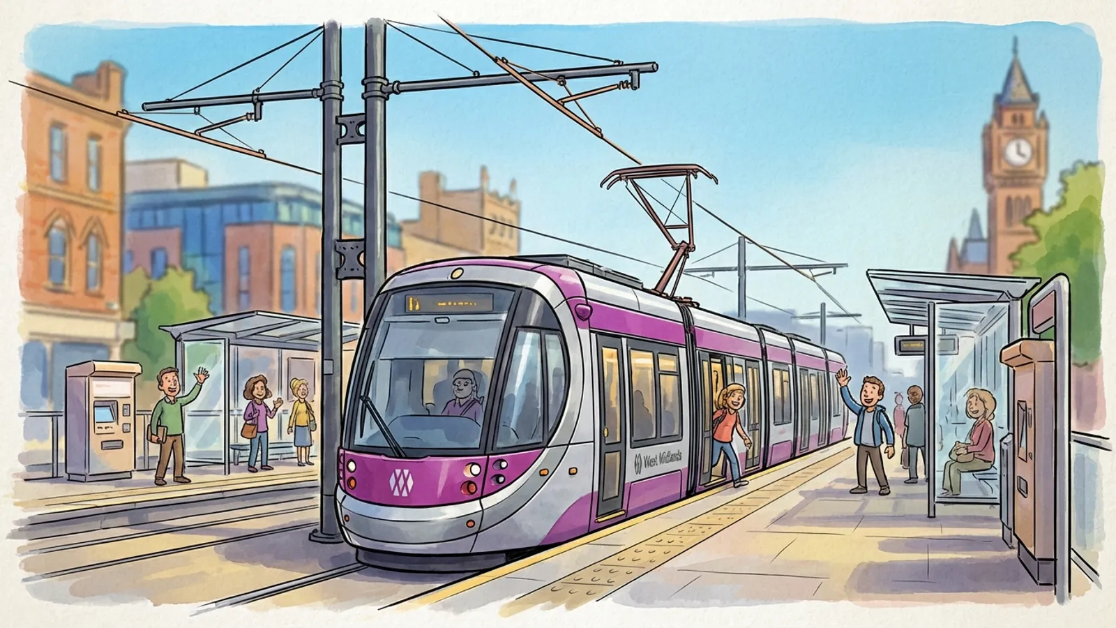 West Midlands Metro Works to Restore Service