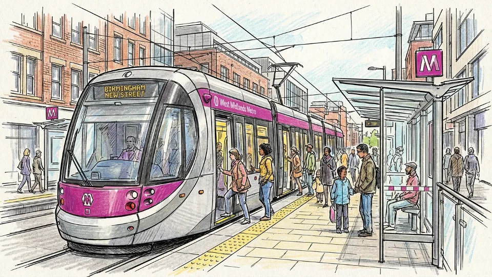 West Midlands Trams Keep Cities Connected Daily