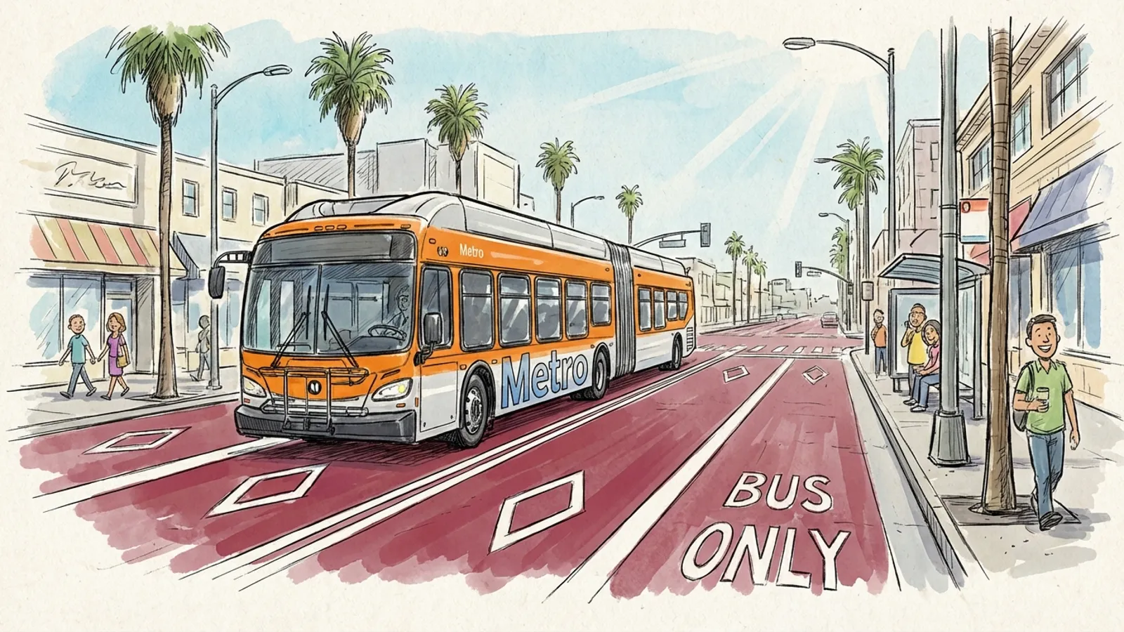 LA Metro Launches Camera Enforcement to Speed Up Buses