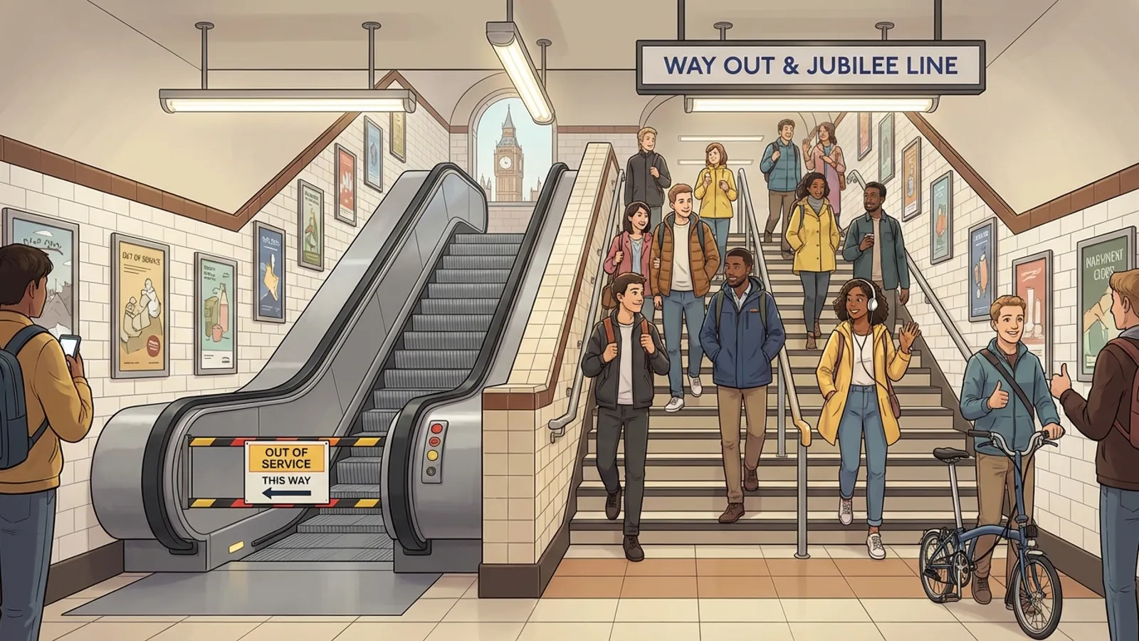 Camden Town Escalator Down — Repairs Underway