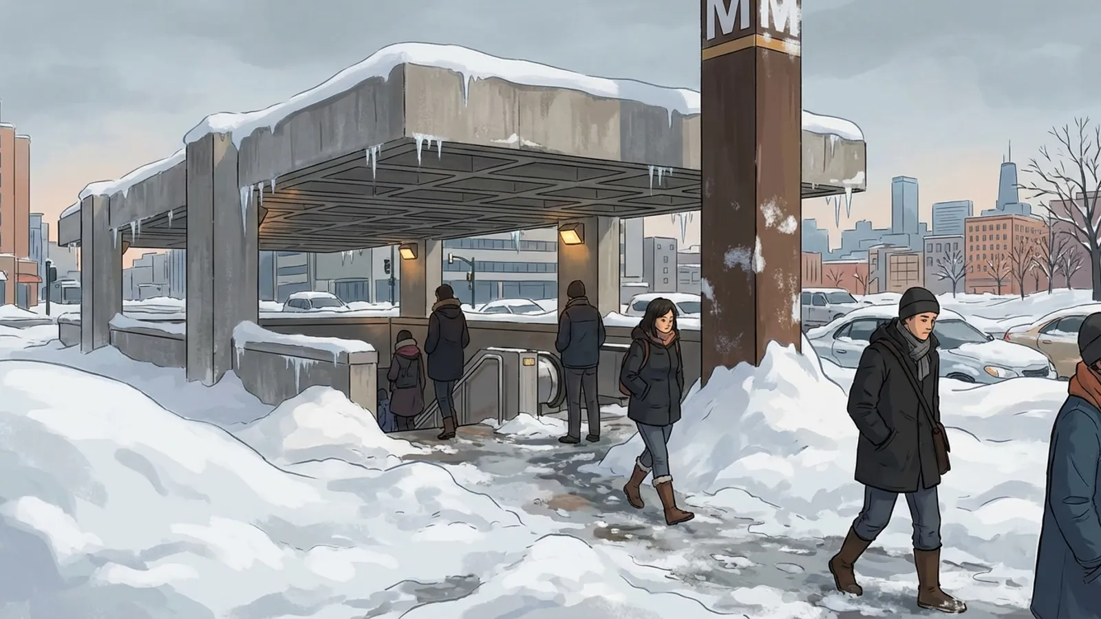 DC Metro Adapts After Snow Tests Station Access