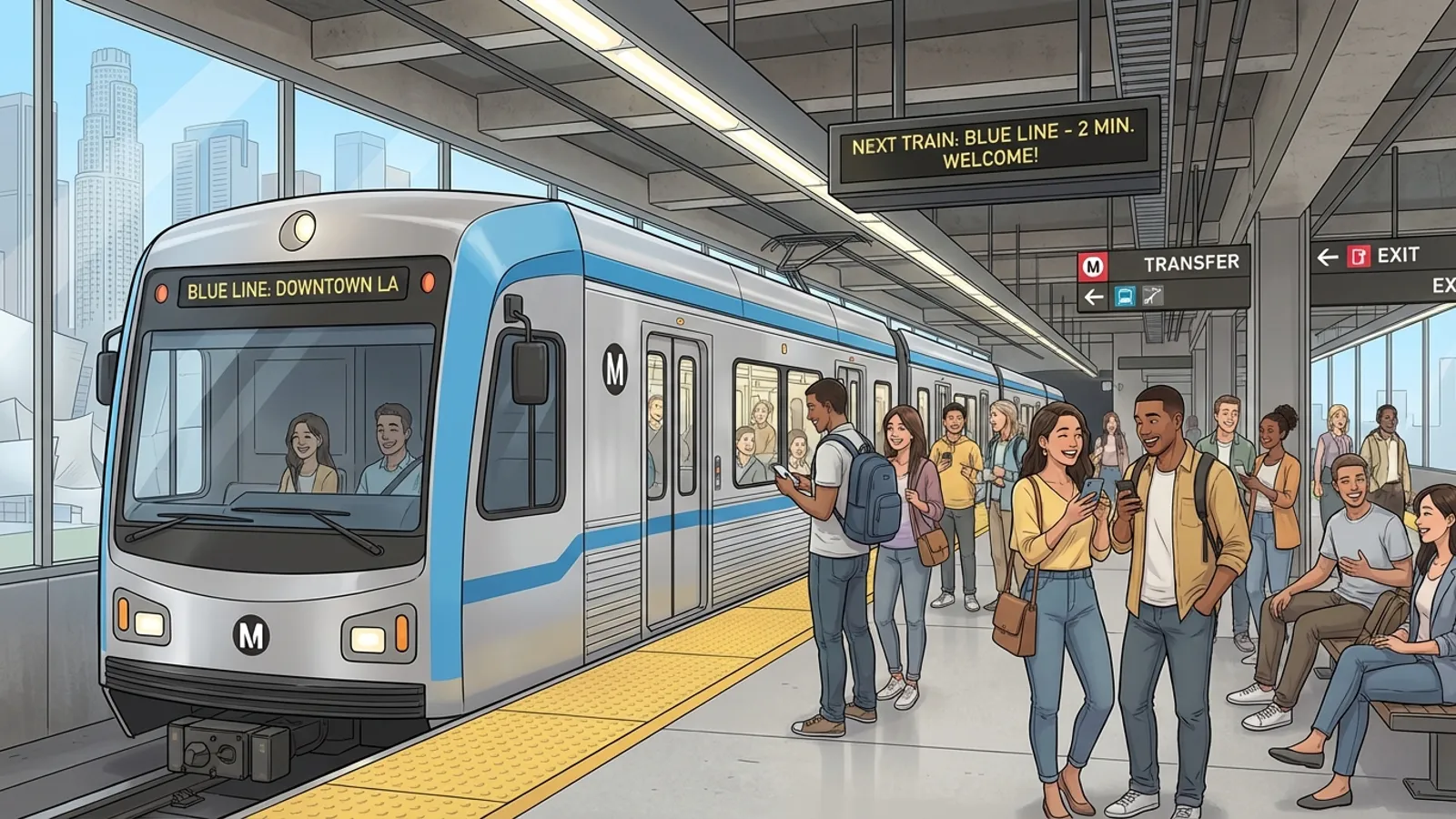 Greater Los Angeles Metro Hits 1M Daily Riders