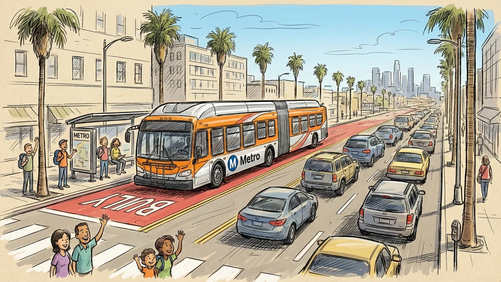 LA Metro Adds Cameras to Speed Up 3 Bus Routes