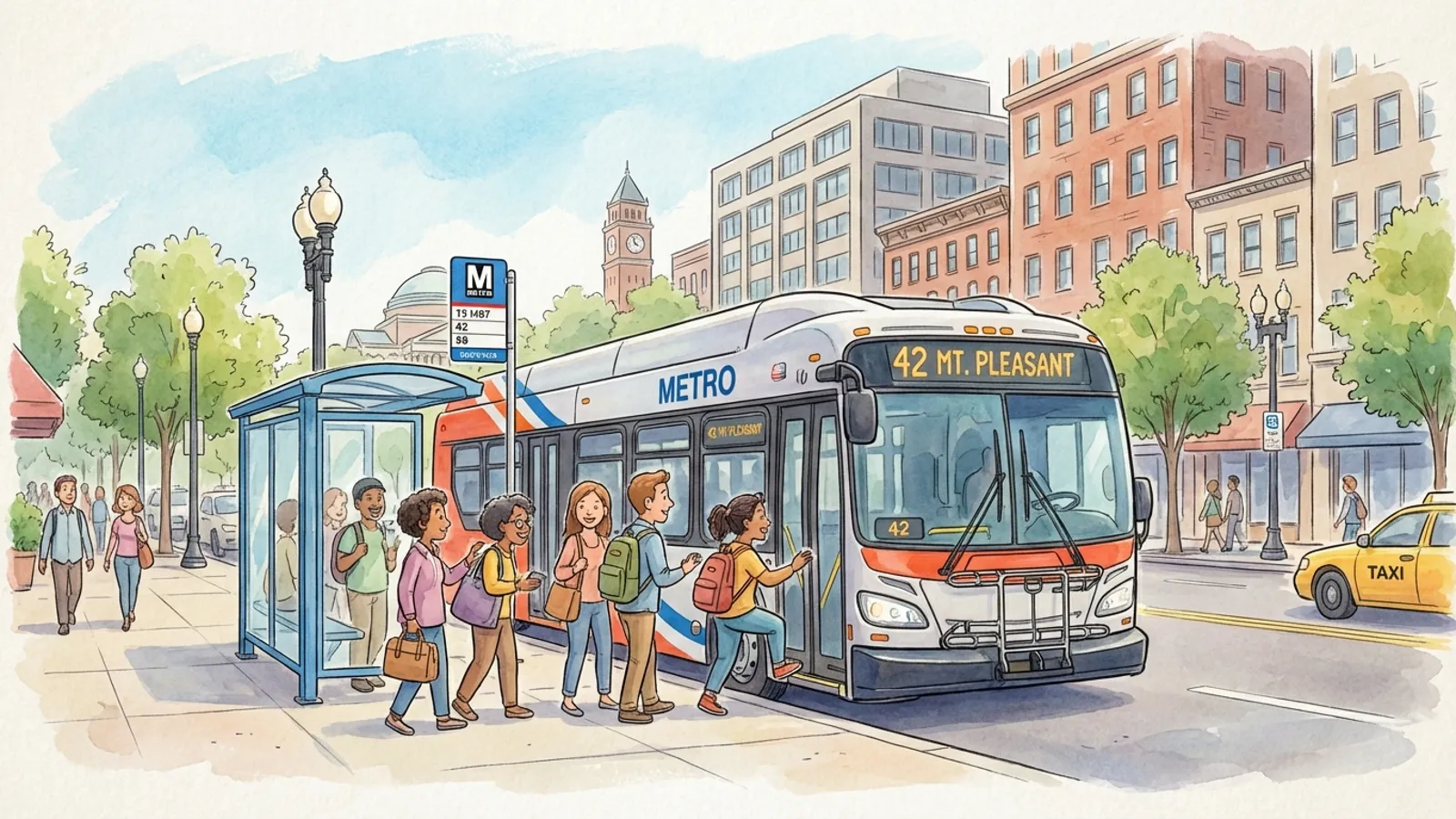 DC Bus Stop Closure Sparks Commuter Adaptation