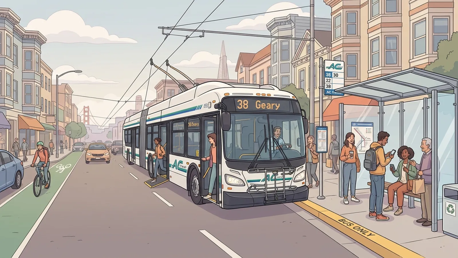 SF Route 25 Back on Track After Clearing Blockages