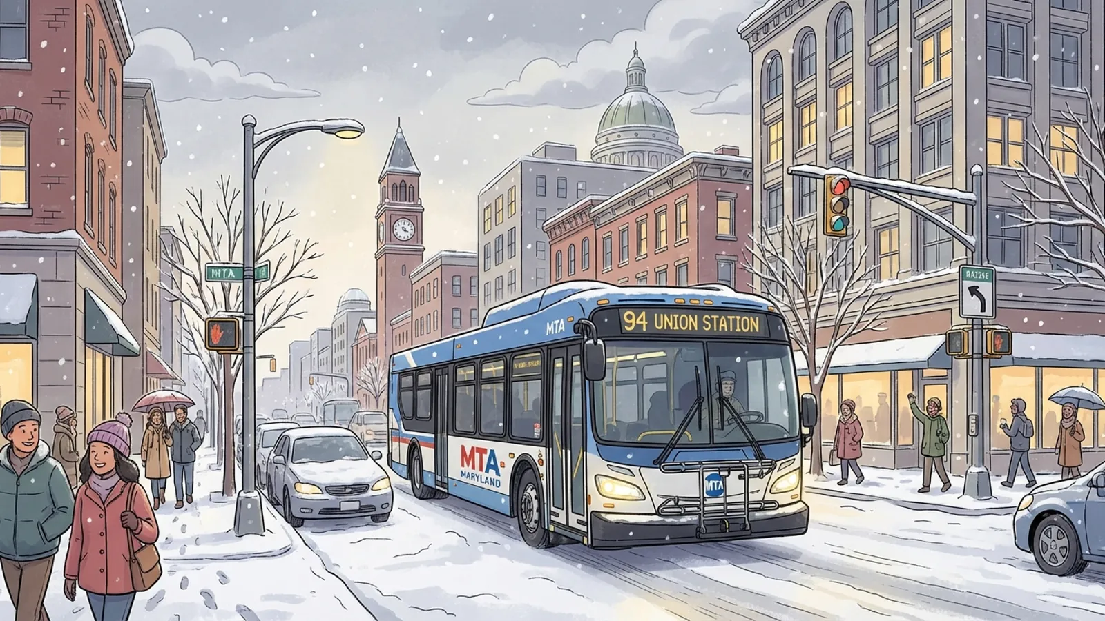 DC-Maryland-Virginia Transit Adapts to Winter Weather