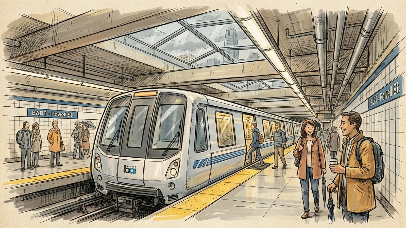 SF Bay Area Transit Adapts to Tuesday Rain