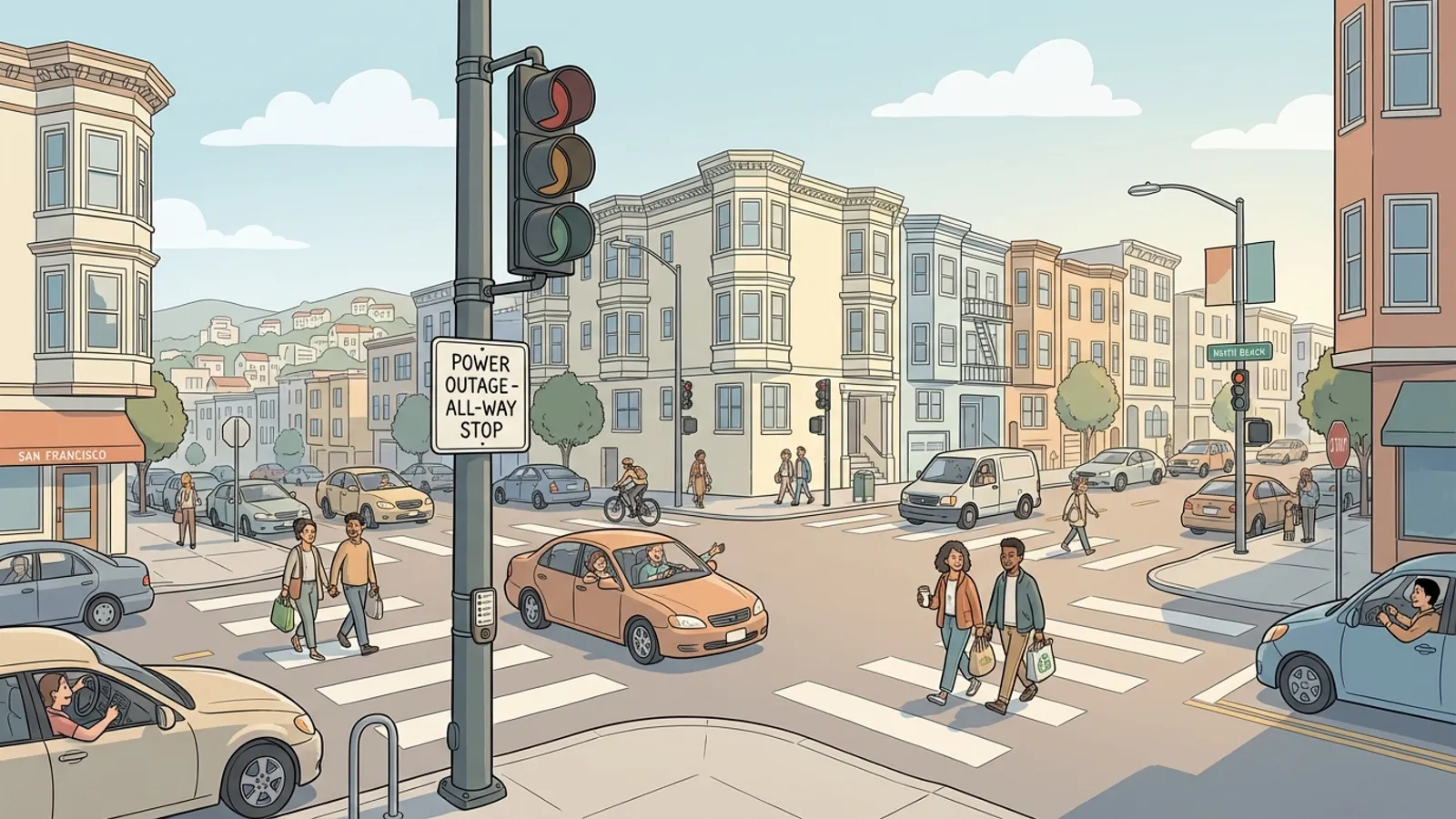 SF North Beach Outage Sparks Traffic Innovation