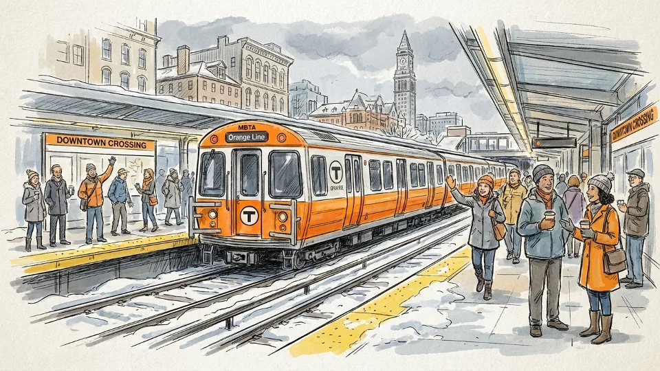 Boston Orange Line Bounces Back After Snow