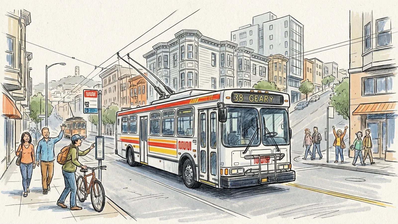 SF Route 54 Adapts Fast After Bus Breakdown