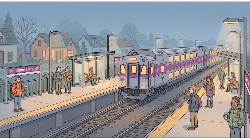 Boston Needham Line Adapts With Shuttle Solution